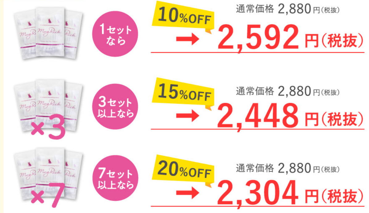 モグリッチ 最安値
